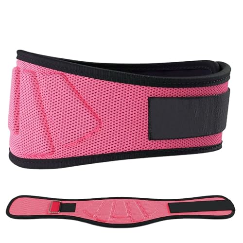 AYWTIUN Gewichthebergürtel Sport Fitness Gewichtheben Taille Gürtel Gym Workout Lendenwirbelstütze, Powerlifting, Krafttraining, Kniebeugen, Gewichtheben(Rose Red,XXL) von AYWTIUN