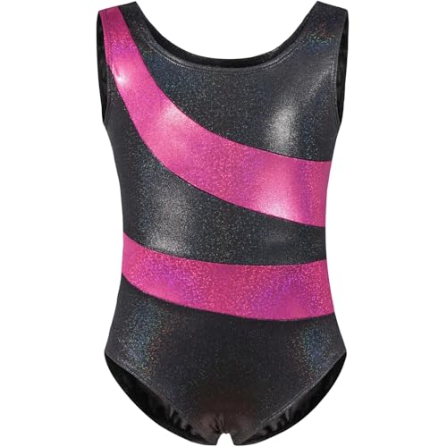 AYWTIUN Mädchen Turnanzug Gymnastikanzüge for Mädchen Glitzernde Tumbling Dance Leotards(Color1,100(2-3T)) von AYWTIUN