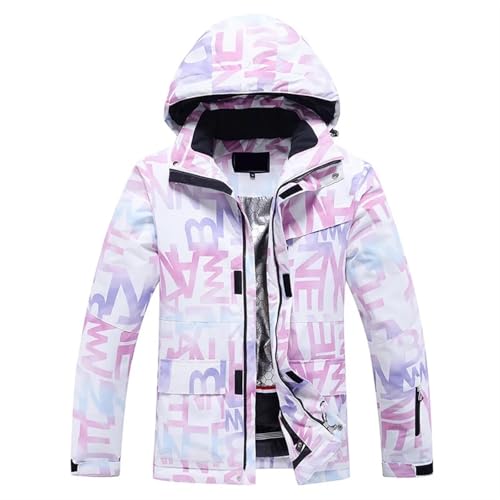 AYWTIUN Skianzug Damen Frauen Ski Anzug Winter Winddicht wasserdichte Snowboard Jacke Hosen Schnee Walking Kleidung Weibliche Schneeanzug(Letter Jacket,S) von AYWTIUN