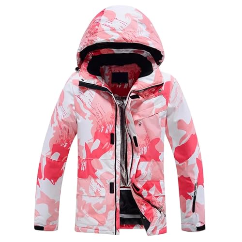 AYWTIUN Skianzug Damen Frauen Ski Anzug Winter Winddicht wasserdichte Snowboard Jacke Hosen Schnee Walking Kleidung Weibliche Schneeanzug(Pink Jacket,XS) von AYWTIUN