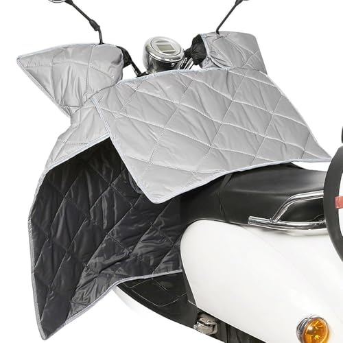 AYXAMO Beinschutz Scooter,Beinschutz Roller Motorrad Roller Bein Abdeckung Knie Decke Dicke Winddicht Knie Pads Bein Abdeckung for Roller Motorrad Winter Quilt Wärmer(Gray) von AYXAMO