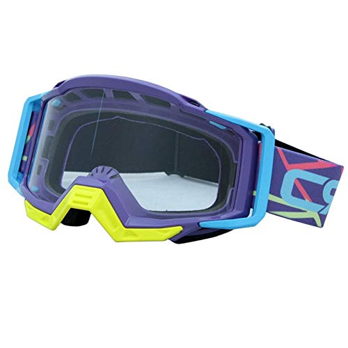 AYXAMO Motorradbrille，Motorradbrille Herren Gafas for Motorrad Motocross MTB-Skisport-Augenwarenlager von Road Helme Brille(L) von AYXAMO