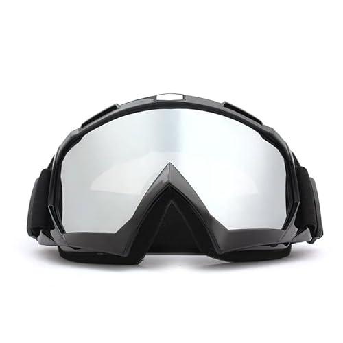 AYXAMO Motorradbrille，Motorradbrille Herren Skibrille Winter Schnee Radfahren Sportbrille UV-Schutz Männer Frauen Skifahren Snowboard Motocross Brille(Mercury Lens) von AYXAMO