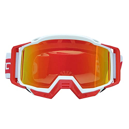 Motorradbrille，Motorradbrille Herren Motorradbrillen Goggles Motocross-Goggles-Helm Moto-Schmutz-Bike ATV-Ski im Freien Sportglas-Scooter(Goggles Glasses 4) von AYXAMO