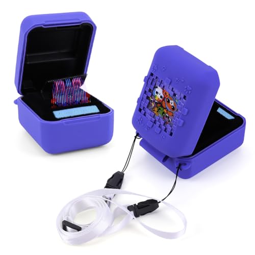 AZURAOKEY Silikon-Schutzhülle für Bitzee interaktives Spielzeug, digitale Haustier-Spielmaschine, stoßfest, schützende Aufbewahrungshalter, Anti-Drop, mit Umhängeband für Bitzee, virtuelles AZURAOKEY Silikon-Schutzhülle für Bitzee interaktives Spielzeug, digitale Haustier-Spielmaschine, stoßfest, schützende Aufbewahrungshalter, Anti-Drop, mit Umhängeband für Bitzee, virtuelles von AZURAOKEY