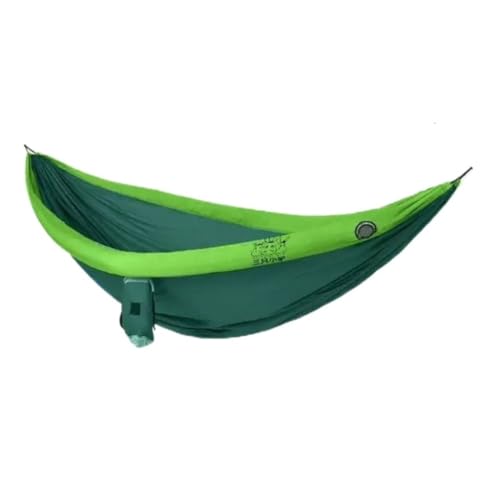 Aaenzm Hängematte Einzel-Doppel-aufblasbare Hängematte im Freien, Schaukel for Erwachsene, Anti-Überschlag, Outdoor-Camping, Anti-Mücken, langlebig Reisecamping(Green,B) von Aaenzm