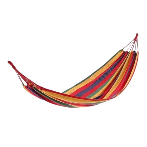 Hängematte Hängematte Outdoor Swing Anti-Rollover Home Indoor Einzel Doppel Hängesessel Erwachsene Schlafen Fallen Aus Dem Bett Reisecamping(Red,S) von Aaenzm