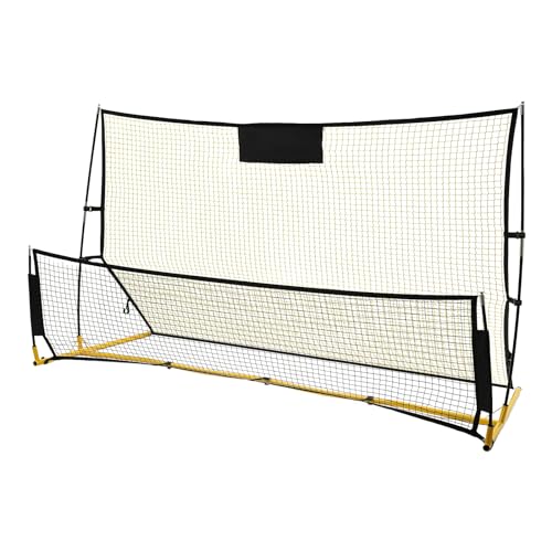 2-in-1 Rebounder Fußball Trainingshilfe Torprallwand Rückprallwand Zielschießen,Verstellbar Fußballtor Rebounder,198 * 118 * 90cm 2-in-1 Rebounder Fußball Trainingshilfe Torprallwand Rückprallwand Zielschießen,Verstellbar Fußballtor Rebounder,198 * 118 * 90cm von Aangeebone