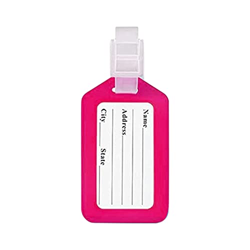 1 Pcs Gepäck Tags 3.4x1.9 Zoll Kunststoff Gepäck Identifiers Mit Lanyard Name Tags Reise Zubehör ID Tags Farbe Flugzeug Koffer Etiketten von Aaoehiewp