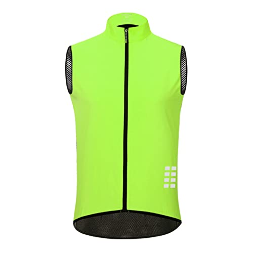 Richtige Kleidung Fahrrad Winter, ärmellose Jacke, Reisen, Wandern, Laufen, Focus Rennrad Bekleidung (Green, XL) von Aaoehiewp