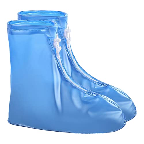 wasserdichte Schuhe Boot Cover Reißverschluss Regen Schuh Abdeckungen Hohe Top Slip Schuhe Frauen Kinder Galoschen Abdeckungen Stiefel Für Regen von Aaoehiewp