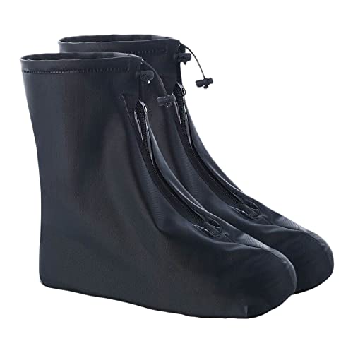 wasserdichte Schuhe Boot Cover Reißverschluss Regen Schuh Abdeckungen Hohe Top Slip Schuhe Frauen Kinder Galoschen Abdeckungen Stiefel Für Regen von Aaoehiewp