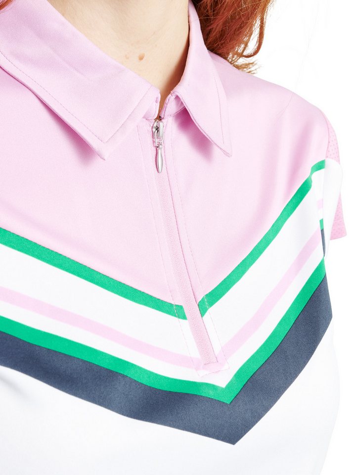 Abacus Sportswear Poloshirt Abacus Golf Polo Simone Weiß-Rosa-Grün Damen EU XL Abacus Sportswear Poloshirt Abacus Golf Polo Simone Weiß-Rosa-Grün Damen EU XL von Abacus Sportswear