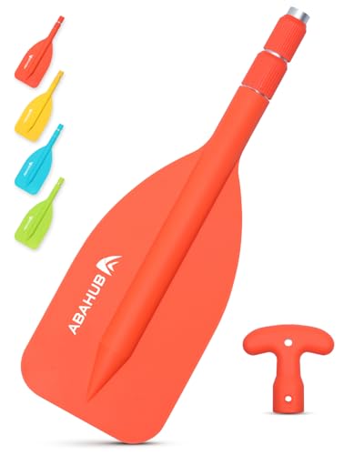 Abahub 1PCS Teleskop Paddel 53-106cm Stechpaddel Notfall Paddel mit T-Griff Leichte Ruder Mini Hilfspaddel Teleskopierbar Aluminiumschaft für Kanufahren Kajkak Schlauchboot, Orange Abahub 1PCS Teleskop Paddel 53-106cm Stechpaddel Notfall Paddel mit T-Griff Leichte Ruder Mini Hilfspaddel Teleskopierbar Aluminiumschaft für Kanufahren Kajkak Schlauchboot, Orange von Abahub