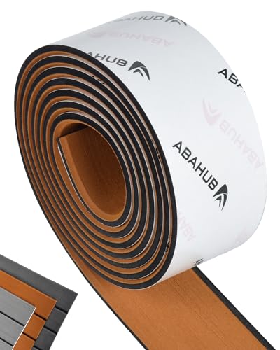 Abahub Bootsbeschlag Eva Schaum Selbstklebend Boots Bodenbelag rutschfeste Faux Teak Marine Boot Decking Matte für Boote Yachtboden Schwimmbad 121x42cm, 243cm x6/42/60/73/91/115cm Abahub Bootsbeschlag Eva Schaum Selbstklebend Boots Bodenbelag rutschfeste Faux Teak Marine Boot Decking Matte für Boote Yachtboden Schwimmbad 121x42cm, 243cm x6/42/60/73/91/115cm von Abahub
