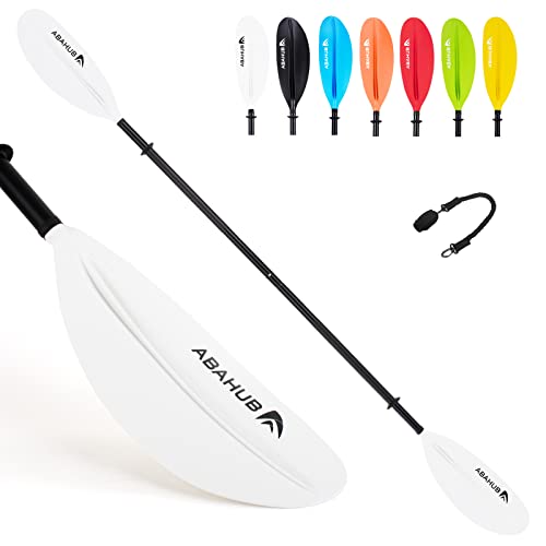 Abahub 218/230/241cm Kajak Paddel Aluminium Doppelpaddel mit Paddelleine für Kajakfahren Ruderboot Kanusport Aluminiumlegierungs Schaft Kunststoff Klingen Schwarz/Weiß/Rot/Blau/Grün/Orange/Gelb Abahub 218/230/241cm Kajak Paddel Aluminium Doppelpaddel mit Paddelleine für Kajakfahren Ruderboot Kanusport Aluminiumlegierungs Schaft Kunststoff Klingen Schwarz/Weiß/Rot/Blau/Grün/Orange/Gelb von Abahub