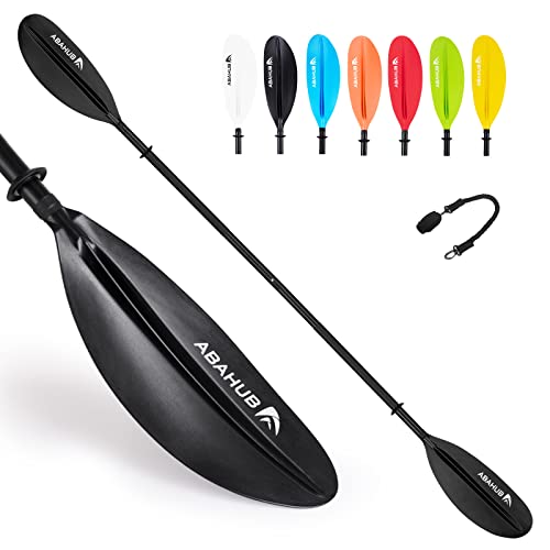 Abahub 218/230/241cm Kajak Paddel Aluminium Doppelpaddel mit Paddelleine für Kajakfahren Ruderboot Kanusport Aluminiumlegierungs Schaft Kunststoff Klingen Schwarz/Weiß/Rot/Blau/Grün/Orange/Gelb Abahub 218/230/241cm Kajak Paddel Aluminium Doppelpaddel mit Paddelleine für Kajakfahren Ruderboot Kanusport Aluminiumlegierungs Schaft Kunststoff Klingen Schwarz/Weiß/Rot/Blau/Grün/Orange/Gelb von Abahub