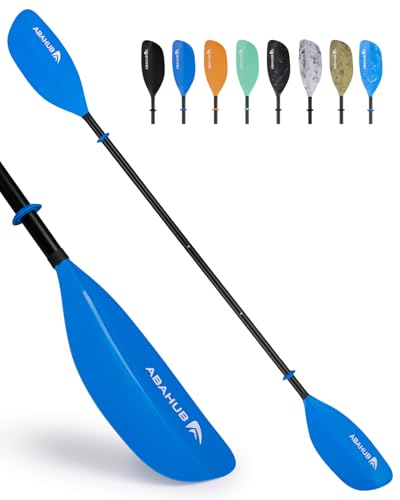Abahub Kajak Paddel verstellbar 210cm bis 230cm 3teilig Doppelpaddel Schwimmende Kajakpaddel Bootsruder Kanuruder für Kajakfahren Aluminiumlegierungs Schaft Kunststoff Klingen Blau Abahub Kajak Paddel verstellbar 210cm bis 230cm 3teilig Doppelpaddel Schwimmende Kajakpaddel Bootsruder Kanuruder für Kajakfahren Aluminiumlegierungs Schaft Kunststoff Klingen Blau von Abahub