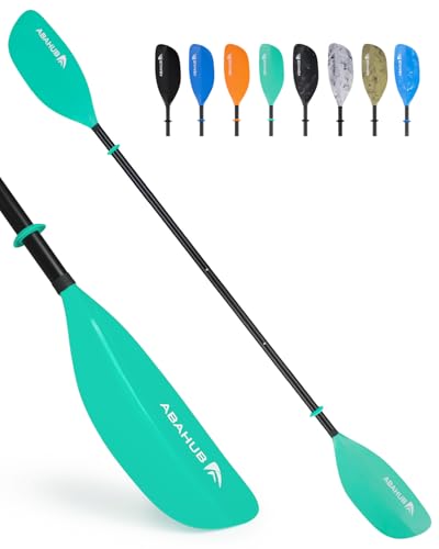 Abahub Kajak Paddel verstellbar 210cm bis 230cm 3teilig Doppelpaddel Schwimmende Kajakpaddel Bootsruder Kanuruder für Kajakfahren Aluminiumlegierungs Schaft Kunststoff Klingen Mint Green Abahub Kajak Paddel verstellbar 210cm bis 230cm 3teilig Doppelpaddel Schwimmende Kajakpaddel Bootsruder Kanuruder für Kajakfahren Aluminiumlegierungs Schaft Kunststoff Klingen Mint Green von Abahub