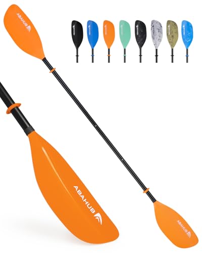 Abahub Kajak Paddel verstellbar 210cm bis 230cm 3teilig Doppelpaddel Schwimmende Kajakpaddel Bootsruder Kanuruder für Kajakfahren Aluminiumlegierungs Schaft Kunststoff Klingen Orange Abahub Kajak Paddel verstellbar 210cm bis 230cm 3teilig Doppelpaddel Schwimmende Kajakpaddel Bootsruder Kanuruder für Kajakfahren Aluminiumlegierungs Schaft Kunststoff Klingen Orange von Abahub