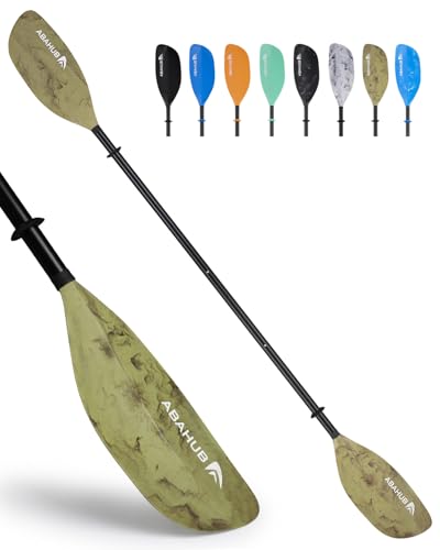 Abahub Kajak Paddel verstellbar 210cm bis 230cm 3teilig Doppelpaddel Schwimmende Kajakpaddel Bootsruder für Kajakfahren Aluminiumlegierungs Schaft Kunststoff Klingen Tarnung Abahub Kajak Paddel verstellbar 210cm bis 230cm 3teilig Doppelpaddel Schwimmende Kajakpaddel Bootsruder für Kajakfahren Aluminiumlegierungs Schaft Kunststoff Klingen Tarnung von Abahub