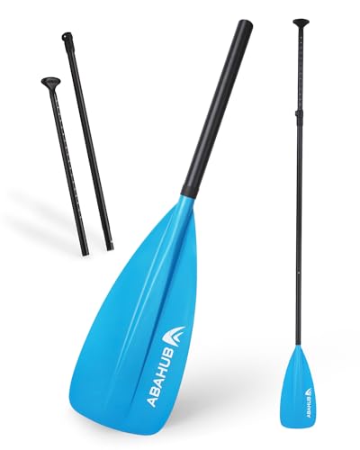 Abahub SUP Paddel Aluminium Einstellbares Stand Up Paddle für Paddleboard, Aluminiumlegierung PU-beschichtete Schaft 172-213cm Kunststoff Nylon Klinge Blau Abahub SUP Paddel Aluminium Einstellbares Stand Up Paddle für Paddleboard, Aluminiumlegierung PU-beschichtete Schaft 172-213cm Kunststoff Nylon Klinge Blau von Abahub
