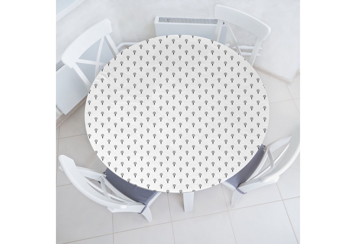 Abakuhaus Tischdecke Rundum-elastische Stofftischdecke, Golf Repetitive Ball bereit, Hit Abakuhaus Tischdecke Rundum-elastische Stofftischdecke, Golf Repetitive Ball bereit, Hit von Abakuhaus