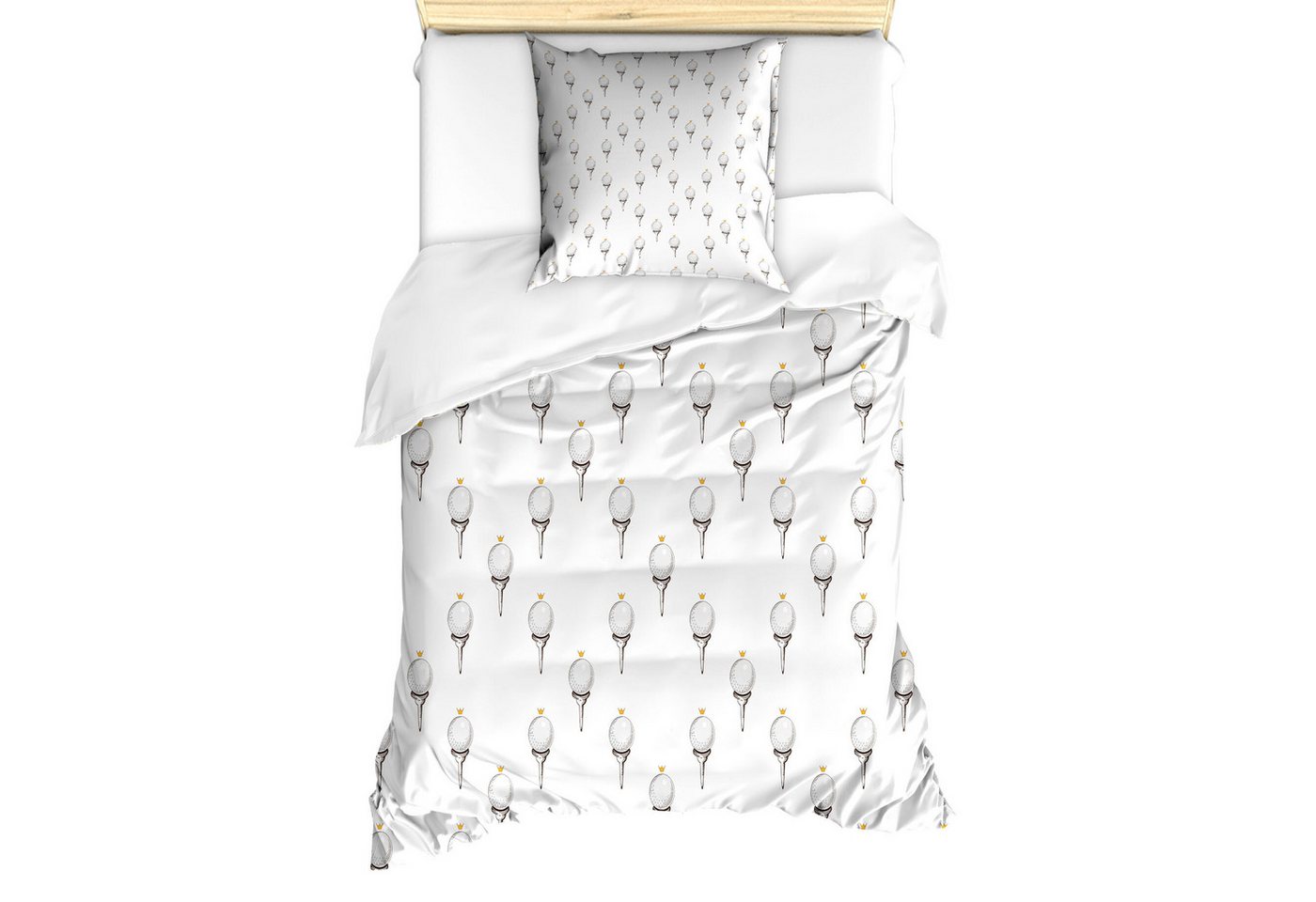 Abakuhaus Bettwäsche Milbensicher Allergiker geeignet mit Kissenbezug, Microfaser, Golf Ball Crown-Champion Abakuhaus Bettwäsche Milbensicher Allergiker geeignet mit Kissenbezug, Microfaser, Golf Ball Crown-Champion von Abakuhaus