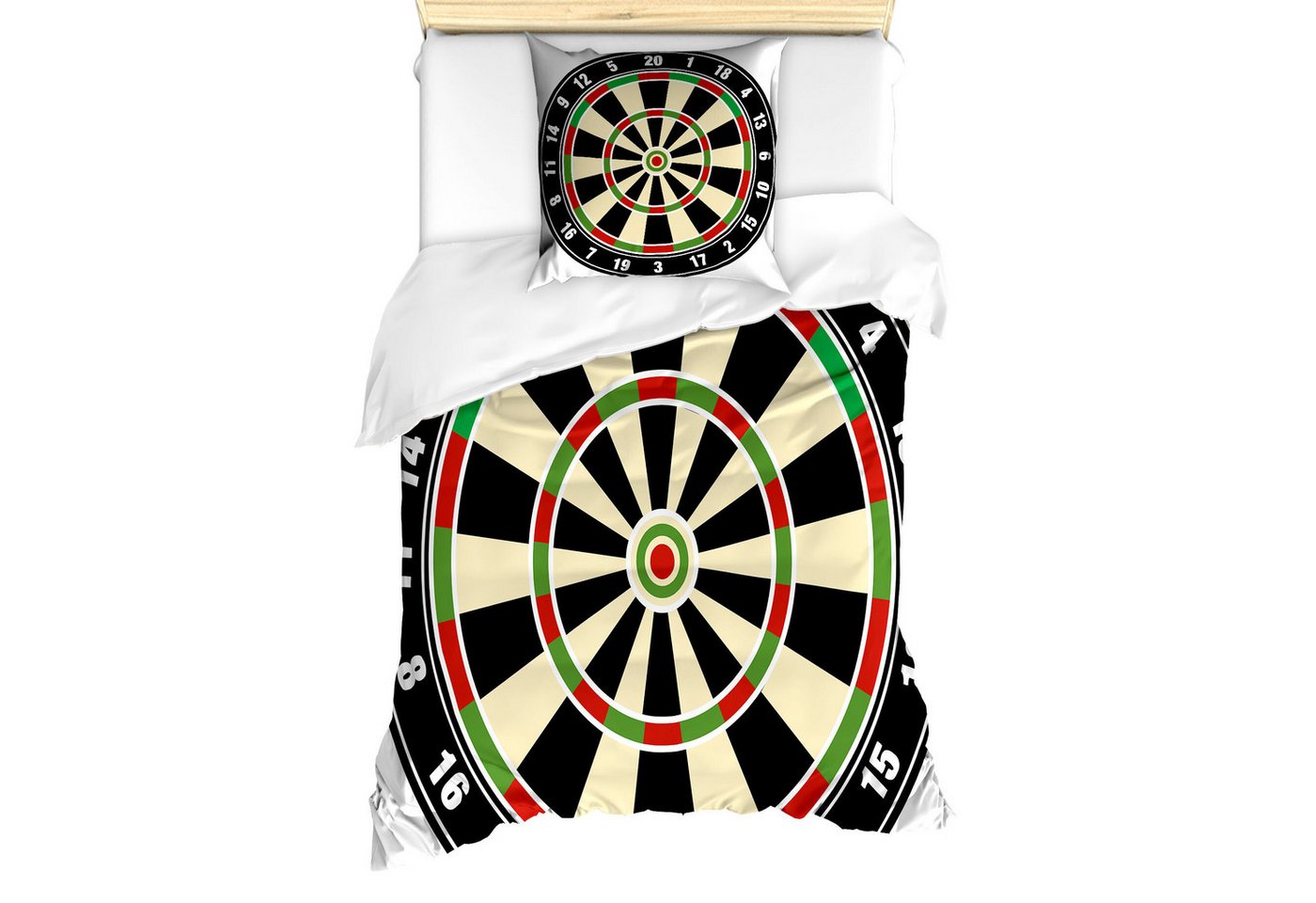 Abakuhaus Bettwäsche Milbensicher Allergiker geeignet mit Kissenbezug, Microfaser, Sport Dart Board Lifestyle Abakuhaus Bettwäsche Milbensicher Allergiker geeignet mit Kissenbezug, Microfaser, Sport Dart Board Lifestyle von Abakuhaus