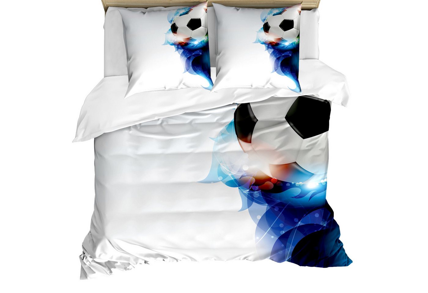 Abakuhaus Bettwäsche Weicher Microfaserstoff Allegigeignet kein Verblassen, Microfaser, Fußball Ball Graphic Game Sport Abakuhaus Bettwäsche Weicher Microfaserstoff Allegigeignet kein Verblassen, Microfaser, Fußball Ball Graphic Game Sport von Abakuhaus