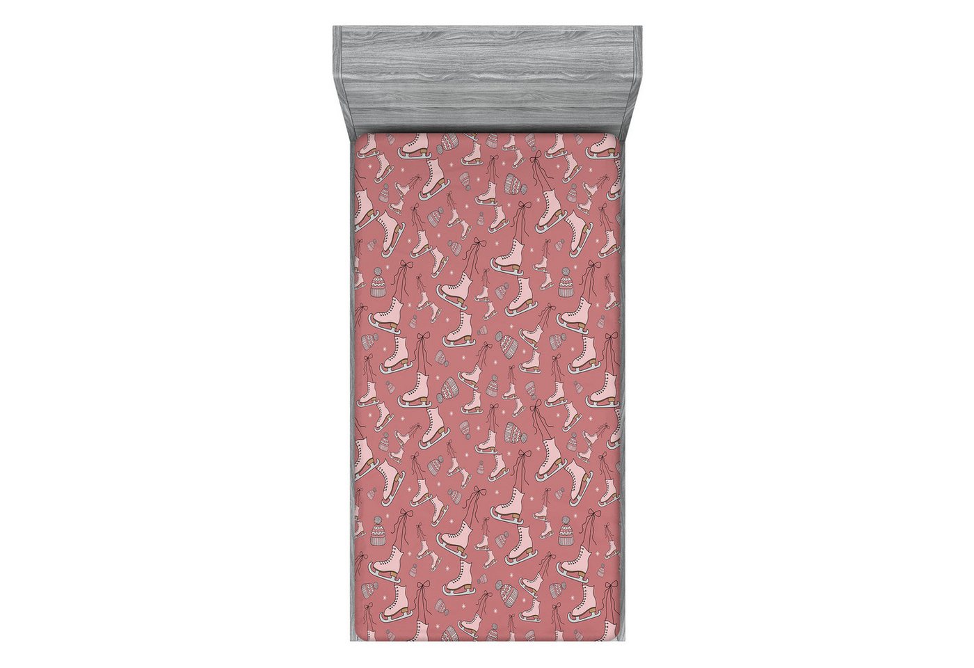 Abakuhaus Spannbettlaken Soft Dekorativer Stoff Bettwäsche Rund-um Elastischer Gummizug, Schlittschuhe Werkzeuge von Outdoor Sport Abakuhaus Spannbettlaken Soft Dekorativer Stoff Bettwäsche Rund-um Elastischer Gummizug, Schlittschuhe Werkzeuge von Outdoor Sport von Abakuhaus