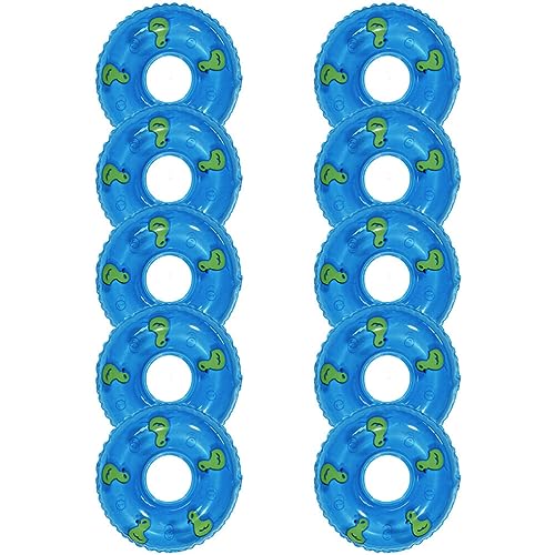 Abaodam 10 Stück Mini-Schwimmring Aufblasbarer Schwimmring Puppen-Schwimmring Schwimmbecken Schwimmringe für Puppen Pool-Spielzeug Abaodam 10 Stück Mini-Schwimmring Aufblasbarer Schwimmring Puppen-Schwimmring Schwimmbecken Schwimmringe für Puppen Pool-Spielzeug von Abaodam