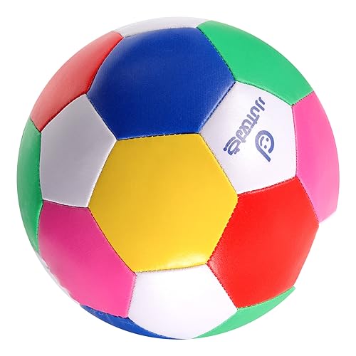 Abaodam Weicher Fußball Für Indoor & Outdoor Soft Soccer Ball Bunten Farben Durchmesser Ideal Für Kleinkinder Und Als Trainingszubehör Für Jungen Und ädchen von Abaodam