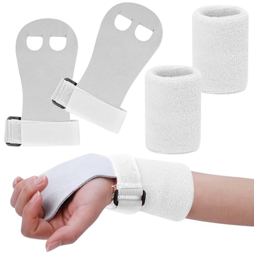 Abeillo Griffpads Kinder, Cross Training, Gymnastik, Pull Up Grips für Kinder, Hand Grips Leder Trainingshandschuhe und Handgelenk Bandagen Fitness Set für Mädchen Jugend (S) Abeillo Griffpads Kinder, Cross Training, Gymnastik, Pull Up Grips für Kinder, Hand Grips Leder Trainingshandschuhe und Handgelenk Bandagen Fitness Set für Mädchen Jugend (S) von Abeillo