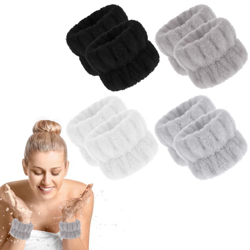 Abeillo 8 Stück Handgelenk Waschband Gesicht Wasch Armbänder Spa Schweissband Elastisches Mikrofaser Makeup Haarbänder für Mädchen Damen verhindern, DASS Flüssigkeit Ihre Arme verschüttet Wird Abeillo 8 Stück Handgelenk Waschband Gesicht Wasch Armbänder Spa Schweissband Elastisches Mikrofaser Makeup Haarbänder für Mädchen Damen verhindern, DASS Flüssigkeit Ihre Arme verschüttet Wird von Abeillo