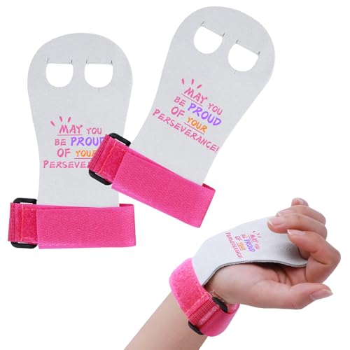 Abeillo Gymnastik Handgriffe für Mädchen und Jugendliche, Sportliche Gymnastik Griffe 'Be Proud of You' Handschuhe, Gymnastikstange, Handflächenschutz, Sportzubehör für Training und Übungen (M) von Abeillo