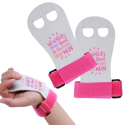 Griffpads Kinder, Abeillo Gymnastik Handgriffe für Mädchen Jugend, Athletic Gymnastik Griffe Motivation Brief Handschuhe Gymnastikstange Handflächenschutz Sportzubehör für Workout und Übung (Rosa, M) Griffpads Kinder, Abeillo Gymnastik Handgriffe für Mädchen Jugend, Athletic Gymnastik Griffe Motivation Brief Handschuhe Gymnastikstange Handflächenschutz Sportzubehör für Workout und Übung (Rosa, M) von Abeillo