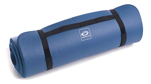 Abilica GymMat Extra-Dick Fitness, Bewegung, Yoga, Fitnessstudio & Poolmatte 120 x 60 cm (Blau) von Abilica