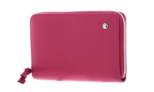 Abro Leather Ariete Zip Wallet Pink von Abro