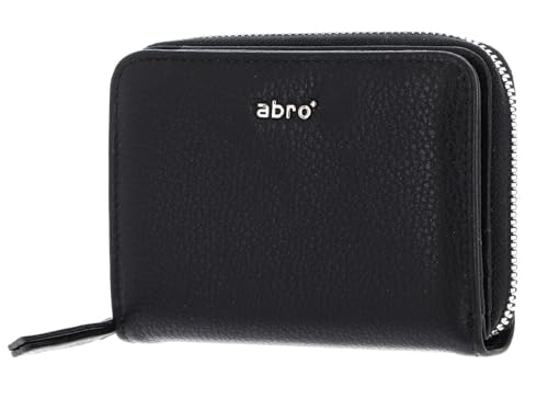 Abro Leather Dalia Wallet Black/Nickel Abro Leather Dalia Wallet Black/Nickel von Abro