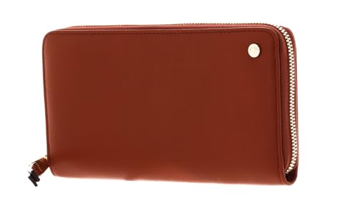 abro Leather Dalia Zip Wallet Rust von Abro