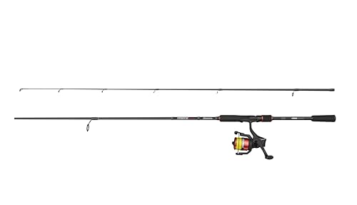 Abu Garcia Black Max Spinning Combo, Süßwasserangler Angelrute Rolle Hecht Zander, Starkes Leichtgewicht vielseitig einsetzbar, schwarz, 2,13m mäßig schnelle Rute, 2500er Rolle von Abu Garcia