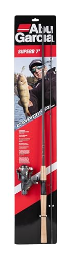 Abu Garcia Cardinal Superb Combo - Fiberglas Angelrute & Rolle Combo mit Eva Griffe, Ready-to-Go Combo für Angler Targeting Bass & Forelle, ideal für Süß-und Salzwasser Angeln 7ft 10-30g Abu Garcia Cardinal Superb Combo - Fiberglas Angelrute & Rolle Combo mit Eva Griffe, Ready-to-Go Combo für Angler Targeting Bass & Forelle, ideal für Süß-und Salzwasser Angeln 7ft 10-30g von Abu Garcia