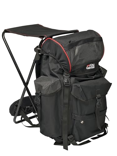 Abu Garcia Deluxe Angelrucksack mit integriertem Stuhl - strapazierfähiger, wasserabweisender Rucksack für Angler und Outdoor-Enthusiasten Abu Garcia Deluxe Angelrucksack mit integriertem Stuhl - strapazierfähiger, wasserabweisender Rucksack für Angler und Outdoor-Enthusiasten von Abu Garcia