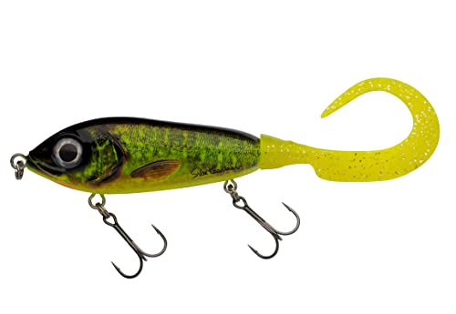 Abu Garcia Svartzonker McMy Tail Jerkbait - klares, schlagfestes ABS, realistischer 3D-Effekt, entwickelt in Schweden für das Süß- und Salzwasserfischen, Gelbflossenbarsch 17 cm Abu Garcia Svartzonker McMy Tail Jerkbait - klares, schlagfestes ABS, realistischer 3D-Effekt, entwickelt in Schweden für das Süß- und Salzwasserfischen, Gelbflossenbarsch 17 cm von Abu Garcia