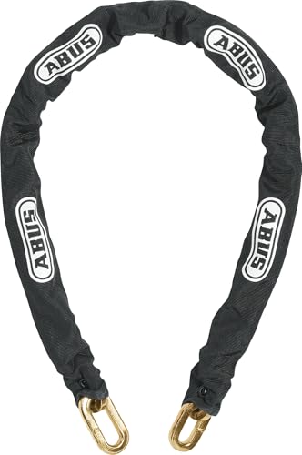ABUS Kette 10KS - 10 mm starke Motorrad-Kette aus gehärtetem Stahl - kombinierbar mit Vorhängeschlössern - 110 cm Länge ABUS Kette 10KS - 10 mm starke Motorrad-Kette aus gehärtetem Stahl - kombinierbar mit Vorhängeschlössern - 110 cm Länge von ABUS