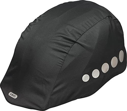 ABUS Regenkappe für Helme - Regenschutz mit dekorativen Reflektoren und Gummizug - wasserabweisend – Schwarz ABUS Regenkappe für Helme - Regenschutz mit dekorativen Reflektoren und Gummizug - wasserabweisend – Schwarz von ABUS