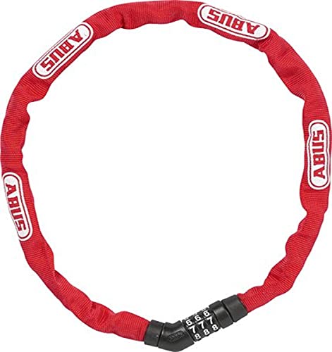 ABUS Kettenschloss Steel-O-Chain 4804C – Zahlenschloss aus Spezialstahl – ABUS-Sicherheitslevel 3 – 75 cm – Rot ABUS Kettenschloss Steel-O-Chain 4804C – Zahlenschloss aus Spezialstahl – ABUS-Sicherheitslevel 3 – 75 cm – Rot von ABUS