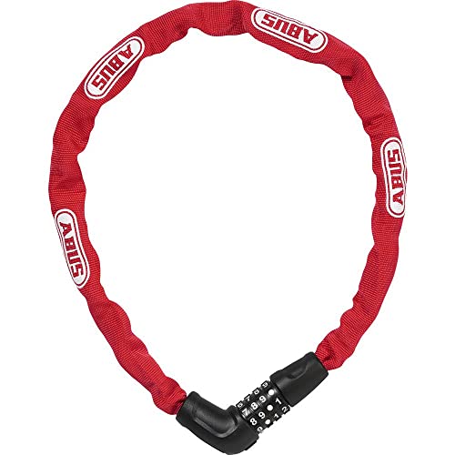 ABUS Kettenschloss Steel-O-Chain 5805C – Zahlenschloss aus 5 mm starken Stahlkette – ABUS-Sicherheitslevel 4 – 75 cm – Rot ABUS Kettenschloss Steel-O-Chain 5805C – Zahlenschloss aus 5 mm starken Stahlkette – ABUS-Sicherheitslevel 4 – 75 cm – Rot von ABUS