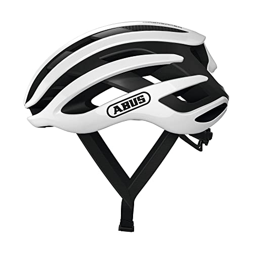 ABUS Rennradhelm AirBreaker - High-End Fahrradhelm für den professionellen Radsport - für Jugendliche und Erwachsene - Helm für Damen und Herren - Weiß, Größe M, M (52-58 cm) ABUS Rennradhelm AirBreaker - High-End Fahrradhelm für den professionellen Radsport - für Jugendliche und Erwachsene - Helm für Damen und Herren - Weiß, Größe M, M (52-58 cm) von ABUS